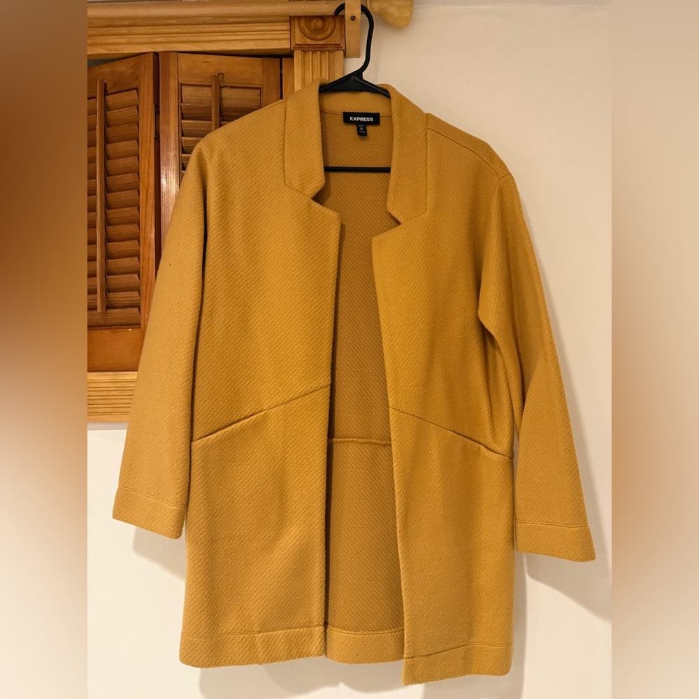 Express Women's Yellow Blazer